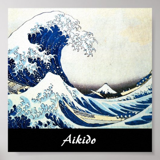 Aikido Japanse martial Art Poster (Voorkant)
