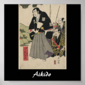 Aikido Japanse martial Art Poster (Voorkant)