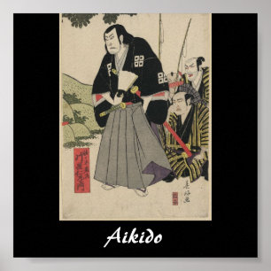 Aikido Japanse martial Art Poster