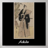 Aikido Japanse martial Art Poster (Voorkant)