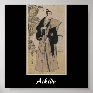 Aikido Japanse martial Art Poster