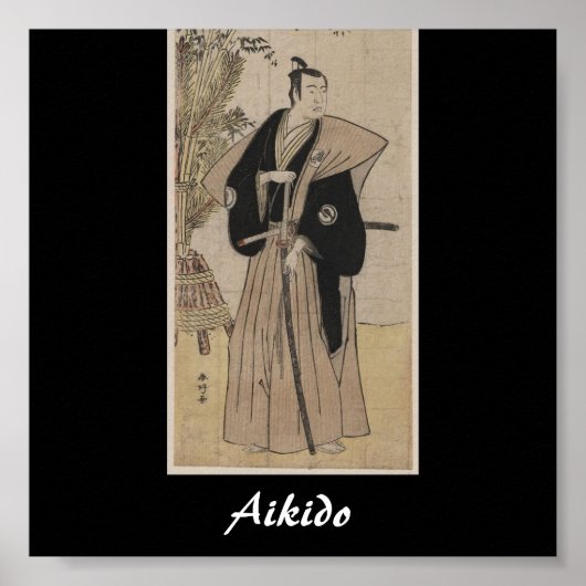 Aikido Japanse martial Art Poster (Voorkant)