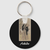 Aikido Japanse martial Art Sleutelhanger (Voorkant)