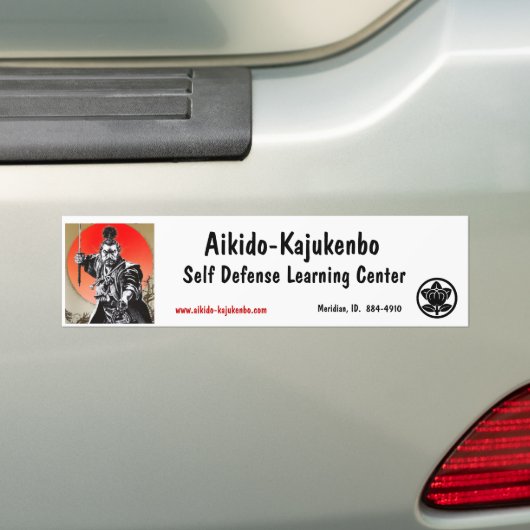 Aikido-Kajukenbo, Self Defe... Bumpersticker (Op auto)