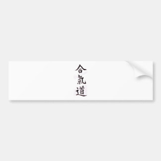 Aikido Kanji Bumpersticker