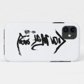 Aikido Kanji O'Sensei kalligrafie Case-Mate iPhone Case (Achterkant (horizontaal))