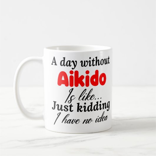aikido koffiemok (Links)