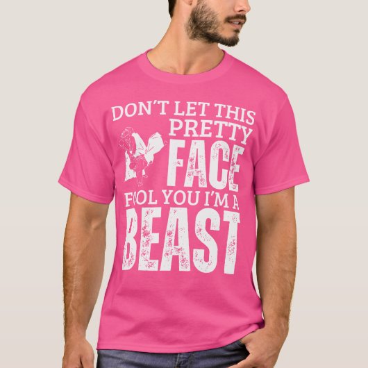 Aikido Meisje Ik ben een Beest Grappige Vrouwen Ai T-shirt (Voorkant)