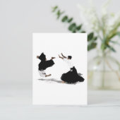 Aikido nage briefkaart (Staand voorkant)