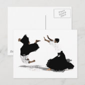 Aikido nage briefkaart (Voorkant / Achterkant)