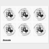 Aikido: Ontwikkel jezelf Vierkante Sticker (Vel)