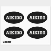 Aikido Ovale Sticker (Vel)