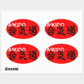 Aikido Ovale Sticker (Vel)