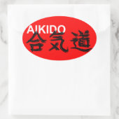 Aikido Ovale Sticker (Tas)