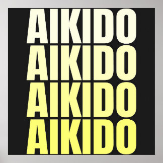AIKIDO | Poster van de krijgskunst
