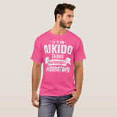 Aikido Practitioner Martial Artist Japanse kunst A T-shirt (Voorkant volledig)