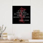 Aikido Quote Poster (Keuken)