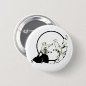 Aikido Ronde Button 5,7 Cm (Voorkant /achterkant)