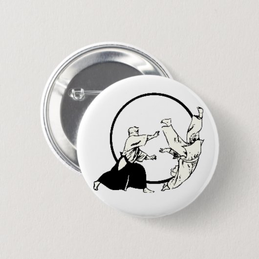 Aikido Ronde Button 5,7 Cm (Voorkant /achterkant)