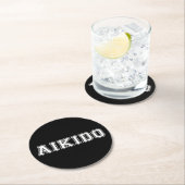 Aikido Ronde Kartonnen Onderzetter (Insitu)
