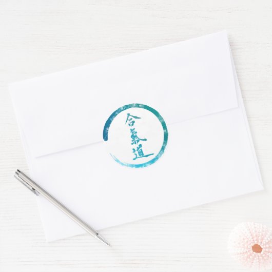 Aikido Ronde Sticker (Envelop)