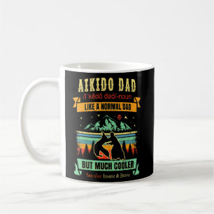Aikido Self Defence Martial Art Retro Dad Koffiemok
