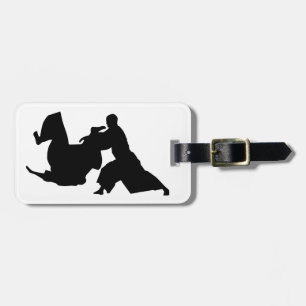 Aikido Silhouette Bagagelabel