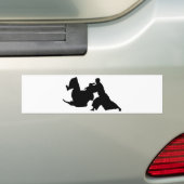 Aikido Silhouette Bumpersticker (Op auto)