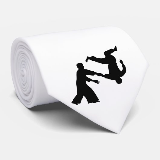 Aikido Stropdas (Opgerold)