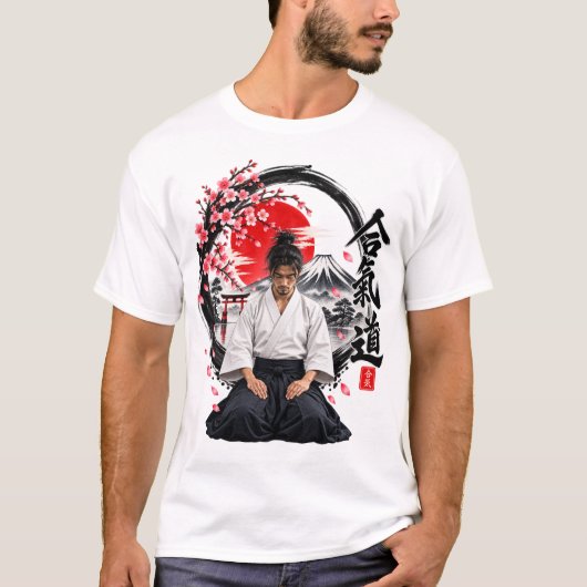 aikido t-shirt (Voorkant)