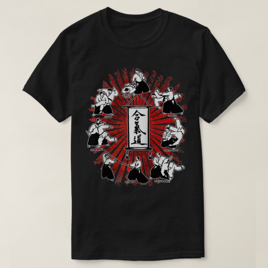 AIkido Techniques T-shirt (Design voorkant)