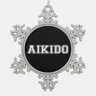 Aikido Tin Sneeuwvlok Ornament