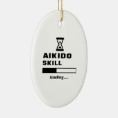 Aikido vaardigheidslading...... keramisch ornament (Rechts)