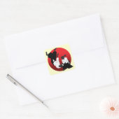 Aikido Vierkante Sticker (Envelop)