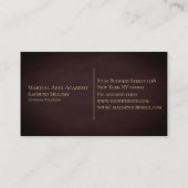 Aikido-Visitekaartje Visitekaartje (Achterkant)