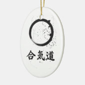 Aikido Zen Ink Keramisch Ornament (Links)