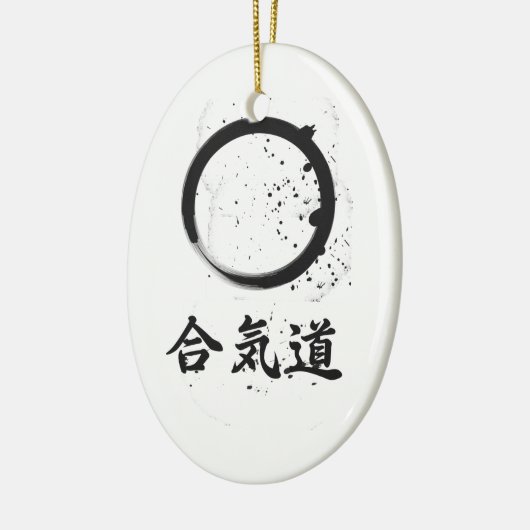 Aikido Zen Ink Keramisch Ornament (Links)