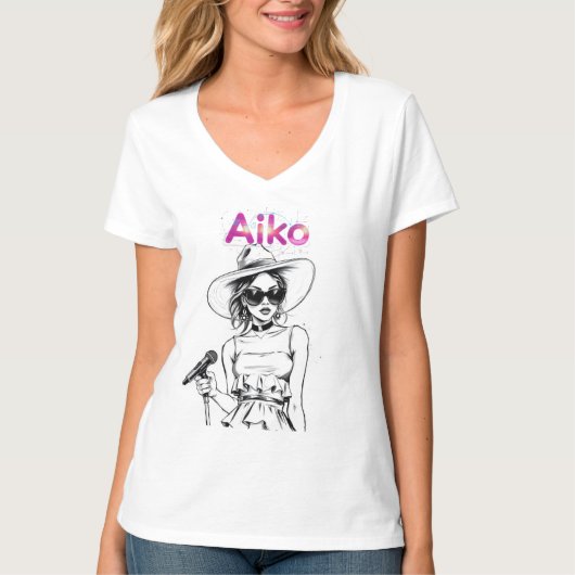 AiKo 4 cassie T-shirt (Voorkant)
