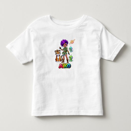 AiKo Beats™ AiKo & Friends Avontuur Kinder Shirts (Voorkant)