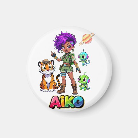 AiKo Beats™ AiKo & Friends Avontuur Magneet (Voorkant)