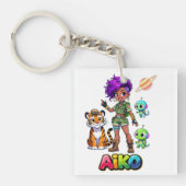 AiKo Beats™ AiKo & Friends Avontuur Sleutelhanger (voorkant)