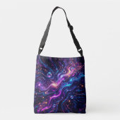 AiKo Beats™ Pulse Index – Noir Signaal Crossbody Tas (Achterkant)