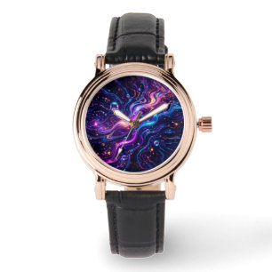 AiKo Beats™ Pulse Index – Noir Signaal Horloge