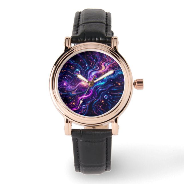 AiKo Beats™ Pulse Index – Noir Signaal Horloge (Voorkant)