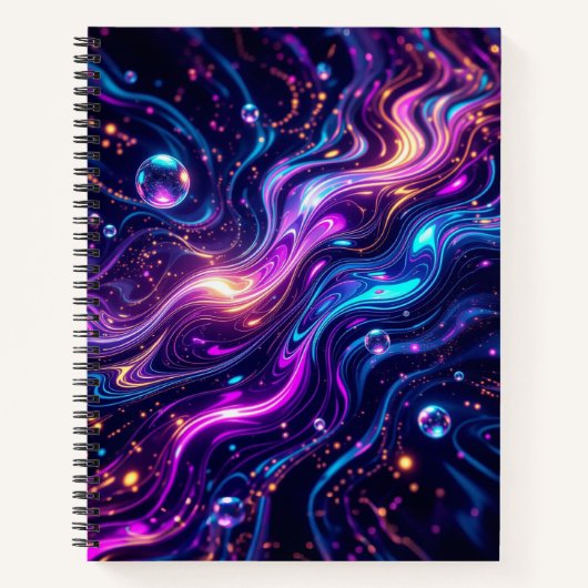 AiKo Beats™ Pulse Index – Noir Signaal Notitieboek (Voorkant)