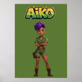 AiKo Beats™ Safari AiKo Explorer Poster (Voorkant)