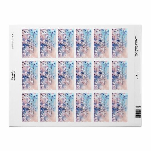 Aiko Eten en Drinken Label Set (Full Sheet)