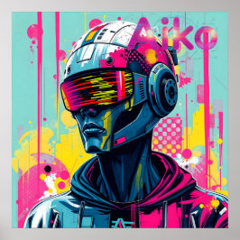 AiKo Grunge Grafisch #3 Poster