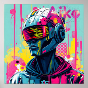 AiKo Grunge Grafisch #3 Poster