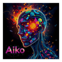 AiKo Grunge Grafisch #4 Perfect Poster